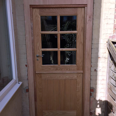 NEW-DOOR KITCHEN-INSIDE-CONVERSION-JOB